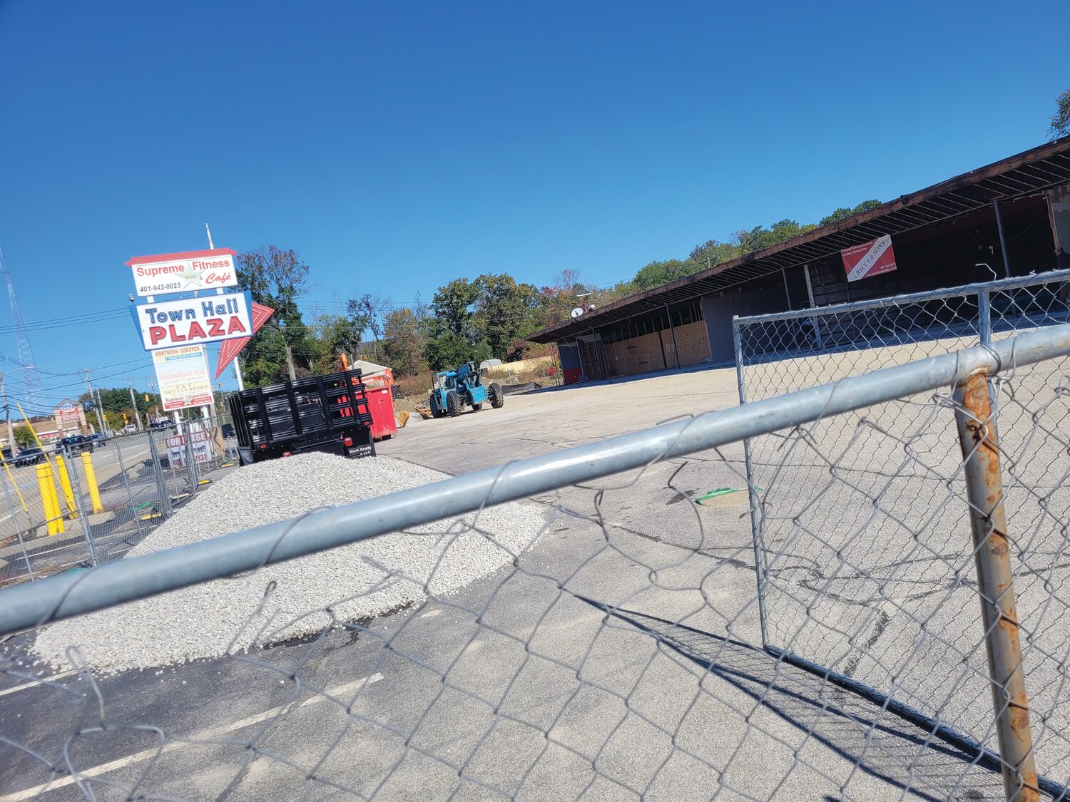 EMPTY PLAZA: Completion of Town Hall Plaza is anticipated by April 2024, according to a spokeswoman for Grieco Auto Group. Who will occupy the prime piece of real estate along Atwood Avenue, next to Johnston’s Town Hall?